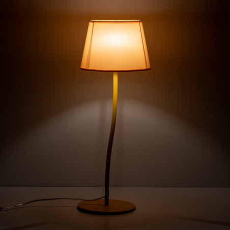 Lampa stołowa Nicola żółta | TK Lighting - Oświetlenie
