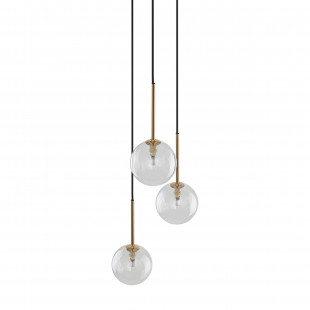 Lampa wisząca 3 kule szklane Nilos | TK Lighting