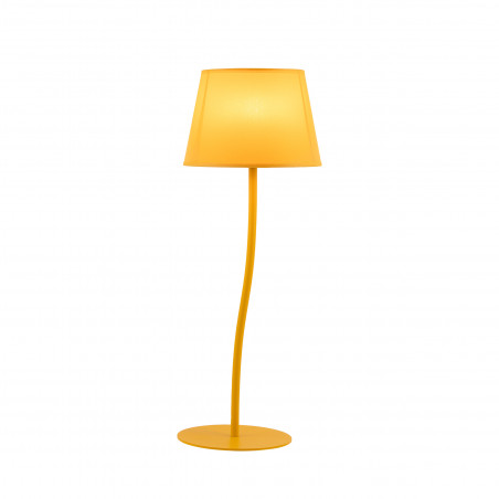 Lampa stołowa Nicola żółta | TK Lighting - Oświetlenie