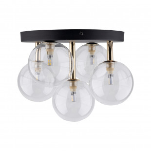 Plafon szklany 5 kul Nilos TK Lighting | Lampa sufitowa