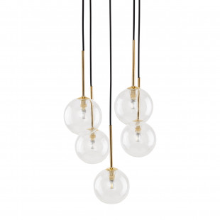 Lampa Wisząca Nilos 5 Kul Szklanych | TK Lighting