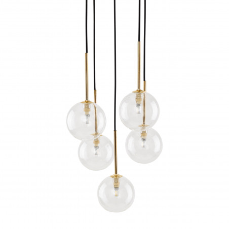 Lampa Wisząca Nilos 5 Kul Szklanych | TK Lighting