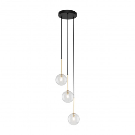 Lampa wisząca 3 kule szklane Nilos | TK Lighting