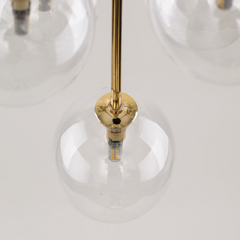 Lampa Wisząca Nilos 5 Kul Szklanych | TK Lighting