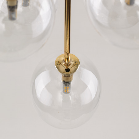 Lampa Wisząca Nilos 5 Kul Szklanych | TK Lighting