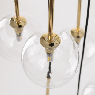 Lampa Wisząca Nilos 10 Kul Szklanych | TK Lighting - Elegancki Żyrandol