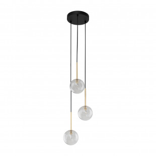 Lampa wisząca 3 kule szklane Nilos | TK Lighting