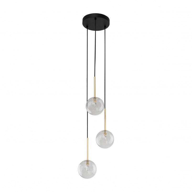 Lampa wisząca 3 kule szklane Nilos | TK Lighting