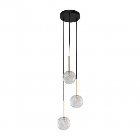 Lampa wisząca 3 kule szklane Nilos | TK Lighting