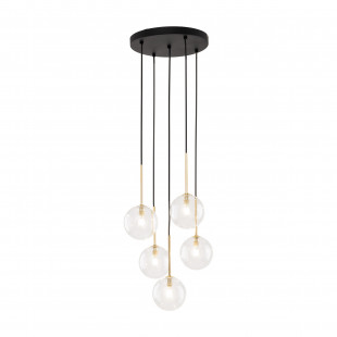 Lampa Wisząca Nilos 5 Kul Szklanych | TK Lighting