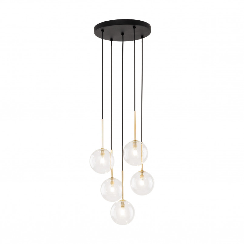 Lampa Wisząca Nilos 5 Kul Szklanych | TK Lighting