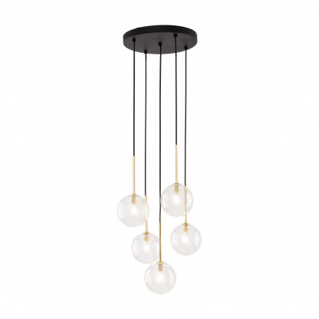 Lampa Wisząca Nilos 5 Kul Szklanych | TK Lighting