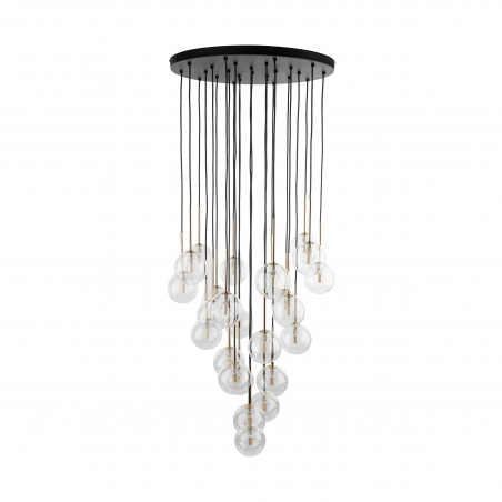 Żyrandol szklany 26 kulek Nilos TK Lighting | Nowoczesna lampa