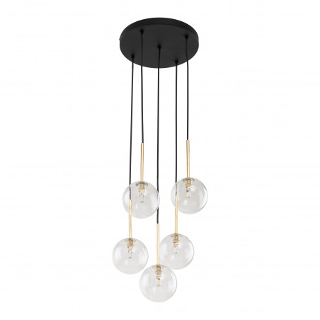 Lampa Wisząca Nilos 5 Kul Szklanych | TK Lighting