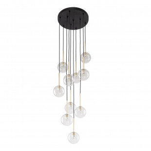 Lampa Wisząca Nilos 10 Kul Szklanych | TK Lighting - Elegancki Żyrandol