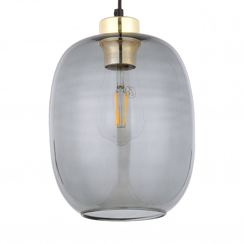 Lampa Wisząca Loft Omega Szklana Grafitowa TK Lighting | Kup Teraz