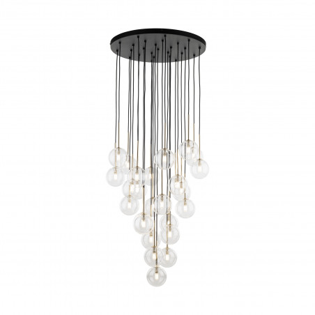 Żyrandol szklany 26 kulek Nilos TK Lighting | Nowoczesna lampa