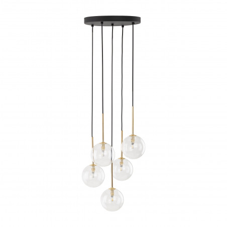 Lampa Wisząca Nilos 5 Kul Szklanych | TK Lighting