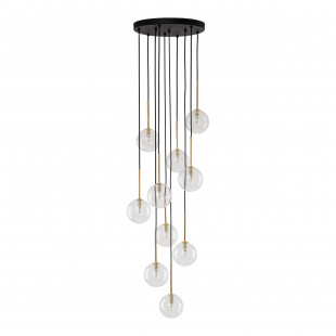 Lampa Wisząca Nilos 10 Kul Szklanych | TK Lighting - Elegancki Żyrandol