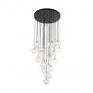 Żyrandol szklany 26 kulek Nilos TK Lighting | Nowoczesna lampa
