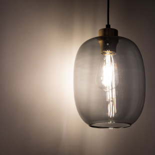 Lampa Wisząca Loft Omega Szklana Grafitowa TK Lighting | Kup Teraz