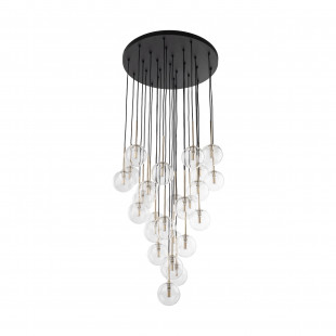 Żyrandol szklany 26 kulek Nilos TK Lighting | Nowoczesna lampa