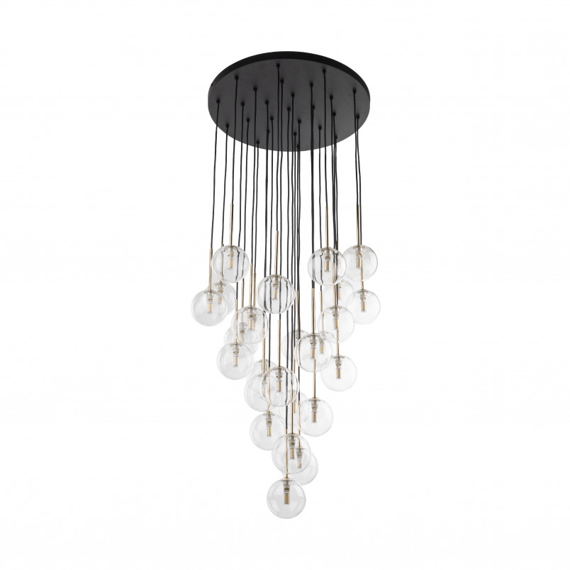 Żyrandol szklany 26 kulek Nilos TK Lighting | Nowoczesna lampa
