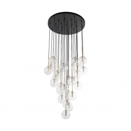 Żyrandol szklany 26 kulek Nilos TK Lighting | Nowoczesna lampa