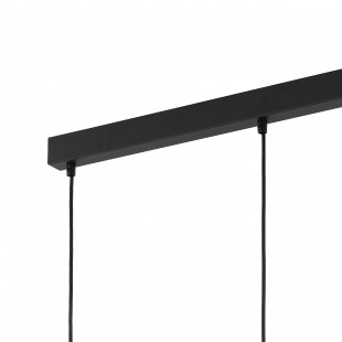 Lampa Wisząca Szklana Omega III | TK Lighting - Grafitowa, 84cm