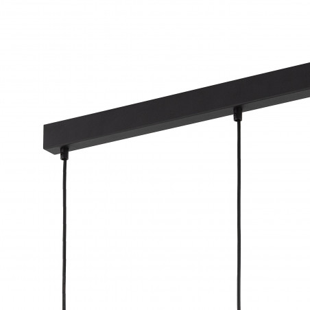 Lampa Wisząca Szklana Omega III | TK Lighting - Grafitowa, 84cm