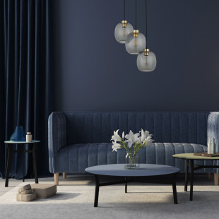 Lampa wisząca szklana Omega | TK Lighting - Loftowa Elegancja