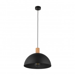 Lampa wisząca loft Oslo | Czarna / Sosna | TK Lighting