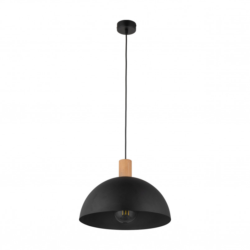 Lampa wisząca loft Oslo | Czarna / Sosna | TK Lighting