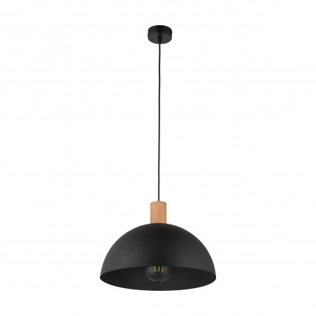 Lampa wisząca loft Oslo | Czarna / Sosna | TK Lighting