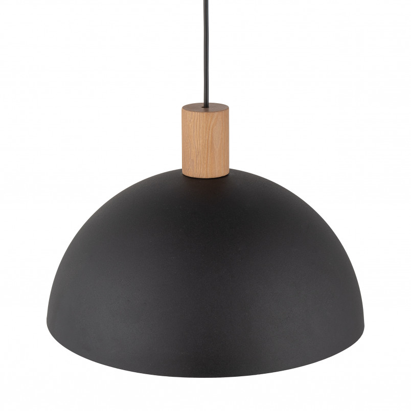 Lampa wisząca loft Oslo | Czarna / Sosna | TK Lighting