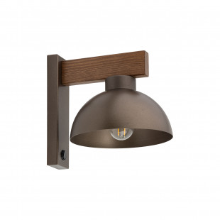 Kinkiet Loft Oslo | Brąz/Orzech TK Lighting - Oświetlenie