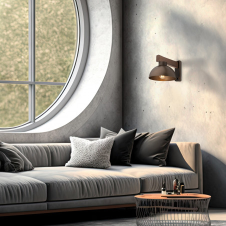 Kinkiet Loft Oslo | Brąz/Orzech TK Lighting - Oświetlenie