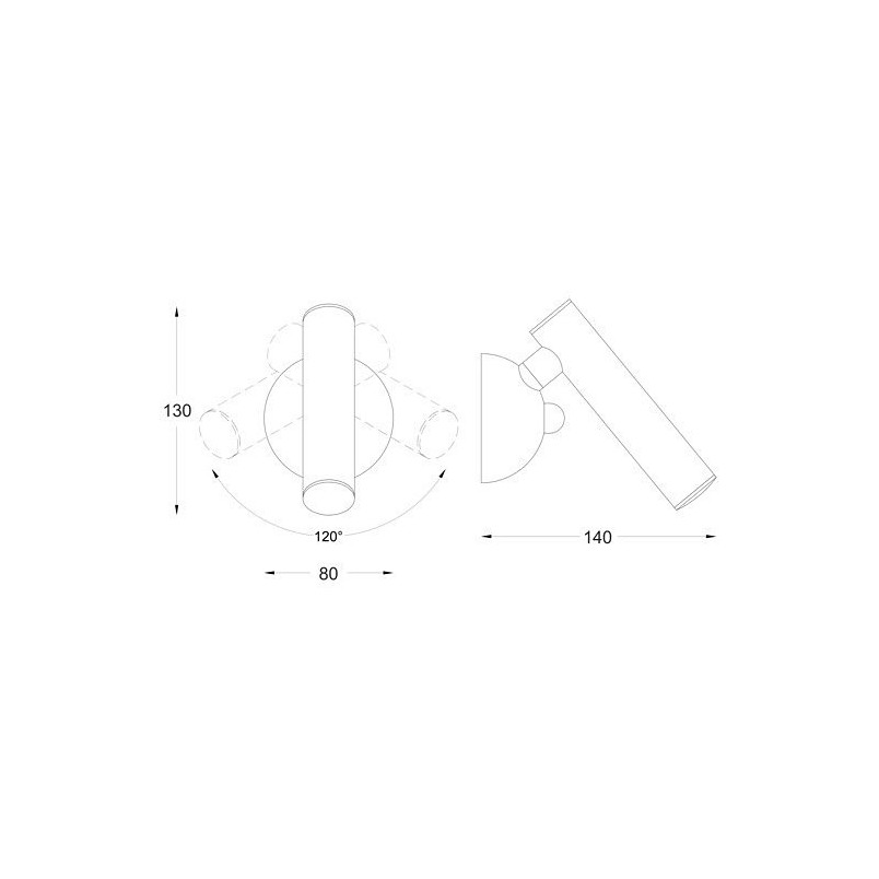 Kinkiet LED Loya biały ZumaLine - Minimalistyczny design