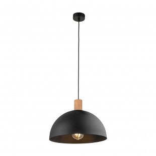 Lampa wisząca loft Oslo | Czarna / Sosna | TK Lighting