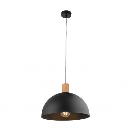 Lampa wisząca loft Oslo | Czarna / Sosna | TK Lighting
