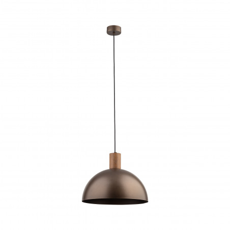 Lampa wisząca Oslo TK Lighting | Loftowa, brązowa, E27