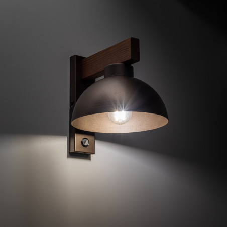 Kinkiet Loft Oslo | Brąz/Orzech TK Lighting - Oświetlenie