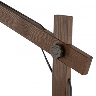 Lampa podłogowa Loft Oslo 180cm | TK Lighting - Brąz/Orzech