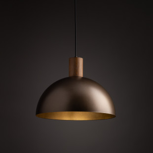 Lampa wisząca Oslo TK Lighting | Loftowa, brązowa, E27