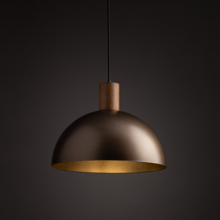 Lampa wisząca Oslo TK Lighting | Loftowa, brązowa, E27