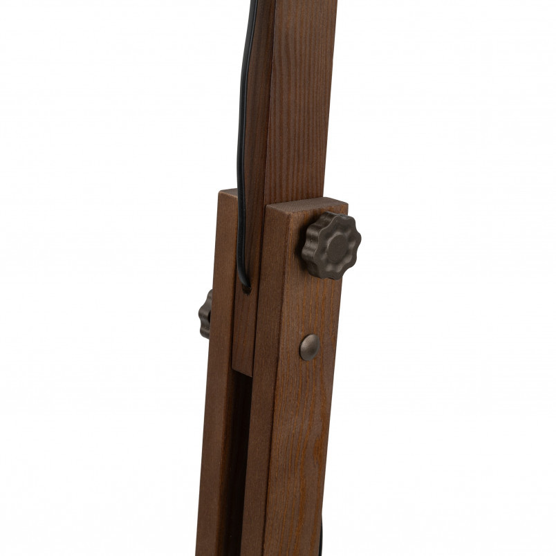Lampa podłogowa Loft Oslo 180cm | TK Lighting - Brąz/Orzech