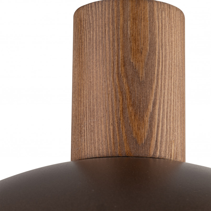 Lampa wisząca Oslo TK Lighting | Loftowa, brązowa, E27