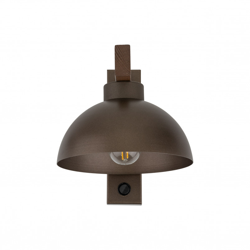 Kinkiet Loft Oslo | Brąz/Orzech TK Lighting - Oświetlenie