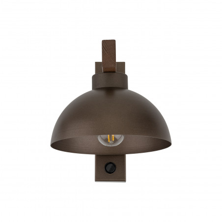Kinkiet Loft Oslo | Brąz/Orzech TK Lighting - Oświetlenie