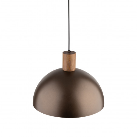 Lampa wisząca Oslo TK Lighting | Loftowa, brązowa, E27